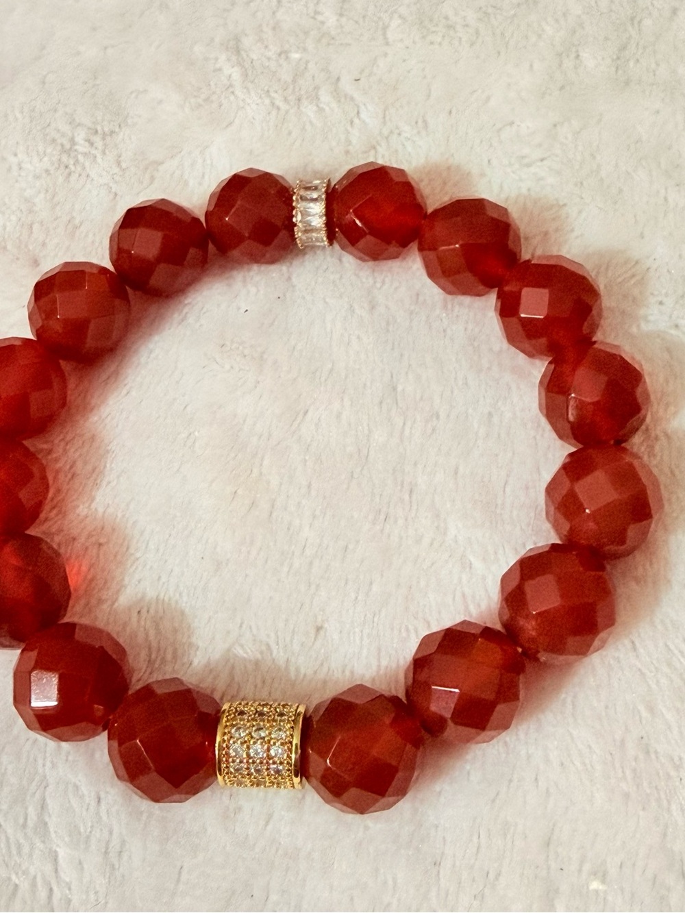 Natural Carnelian Bracelet Crystal Stone